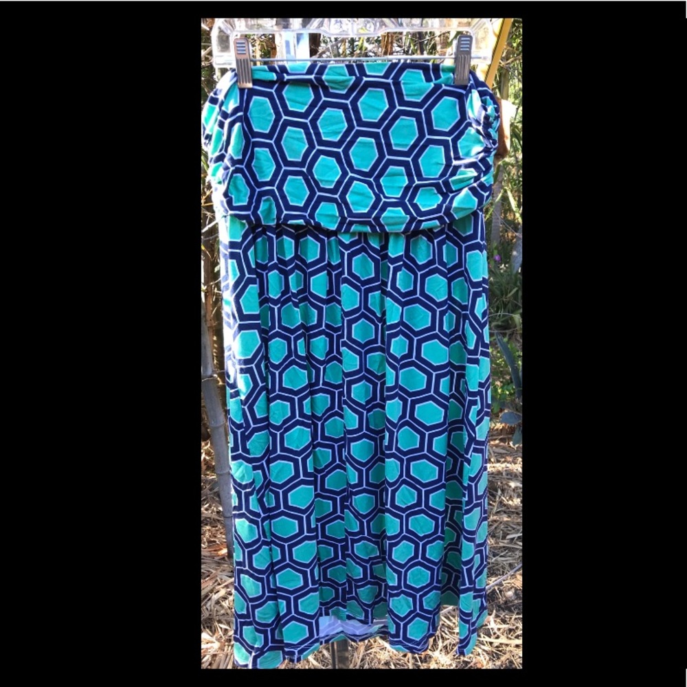 Strapless summer dress